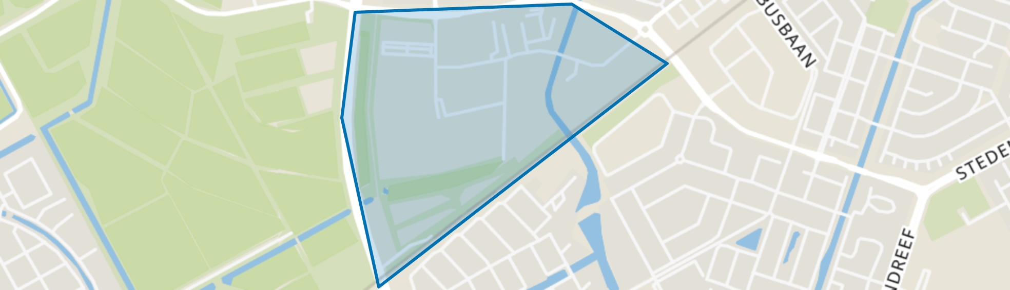Hollandsekant, Almere map