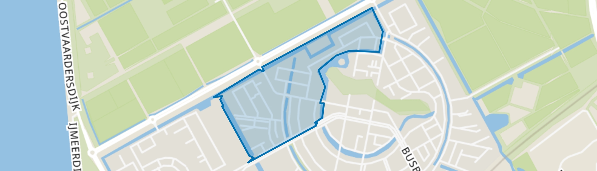 Homeruskwartier Noord, Almere map