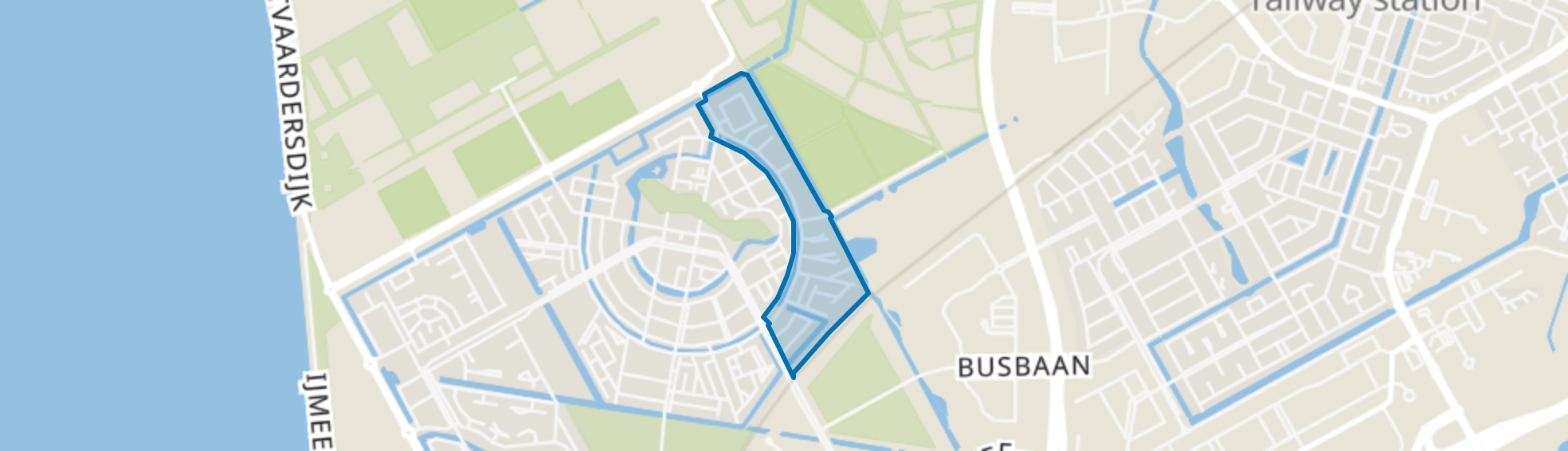 Homeruskwartier Oost, Almere map