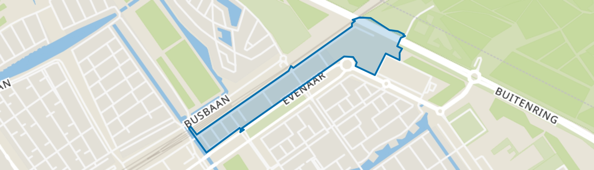 Indische Buurt Oost, Almere map