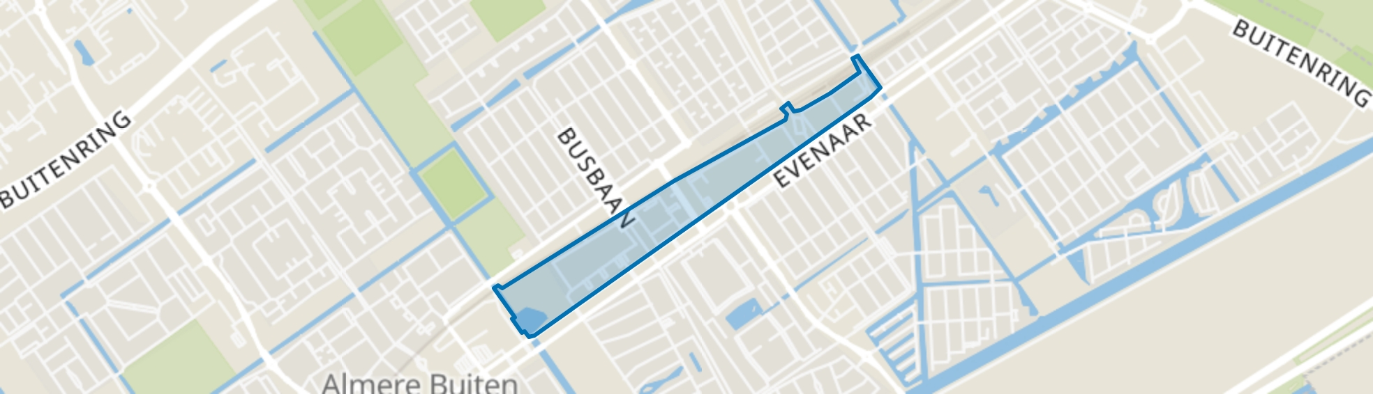 Indische Buurt West, Almere map