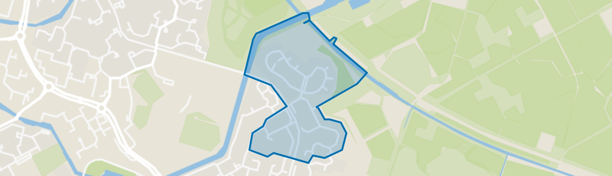 Klavergriend, Klippriend en Wilgengriend, Almere map