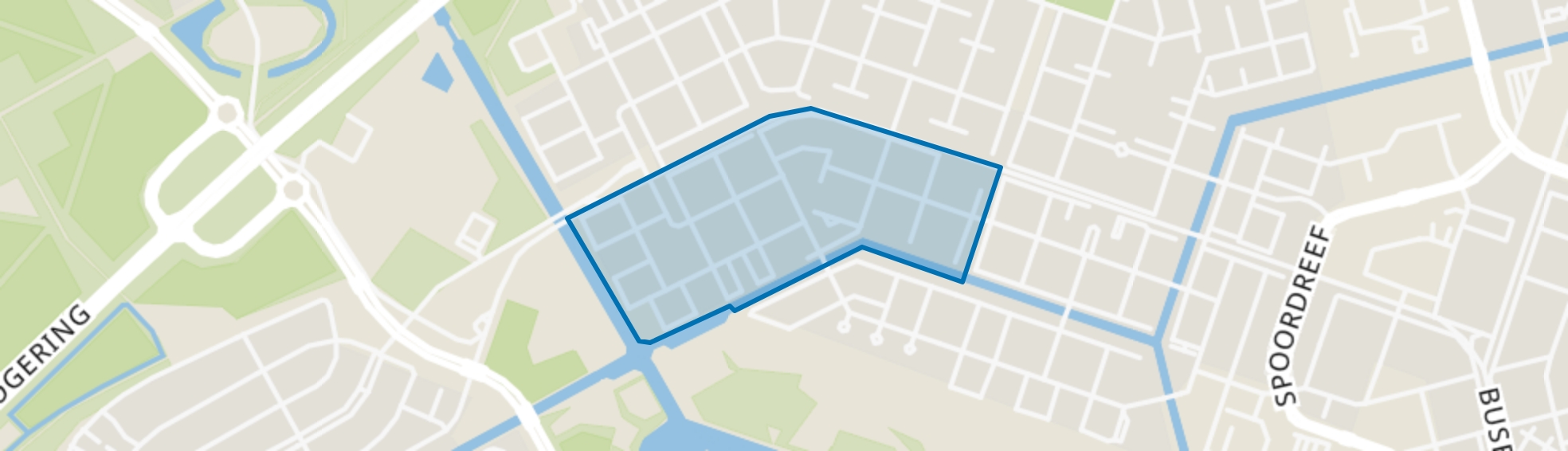 Kruidenwijk Midden-west, Almere map