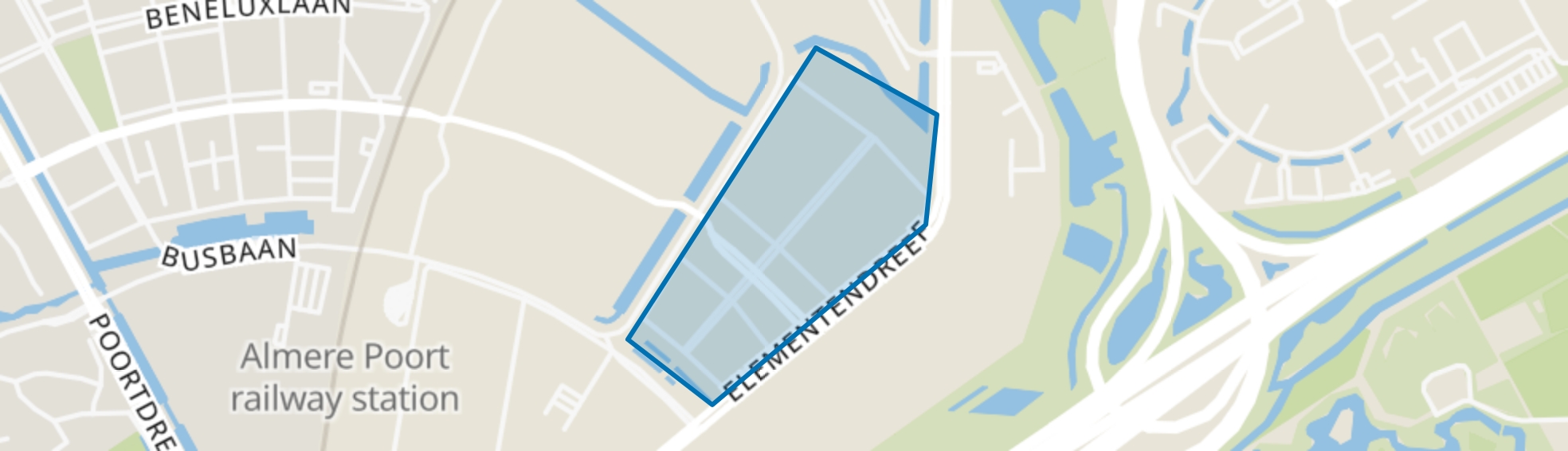 Lagekant, Almere map