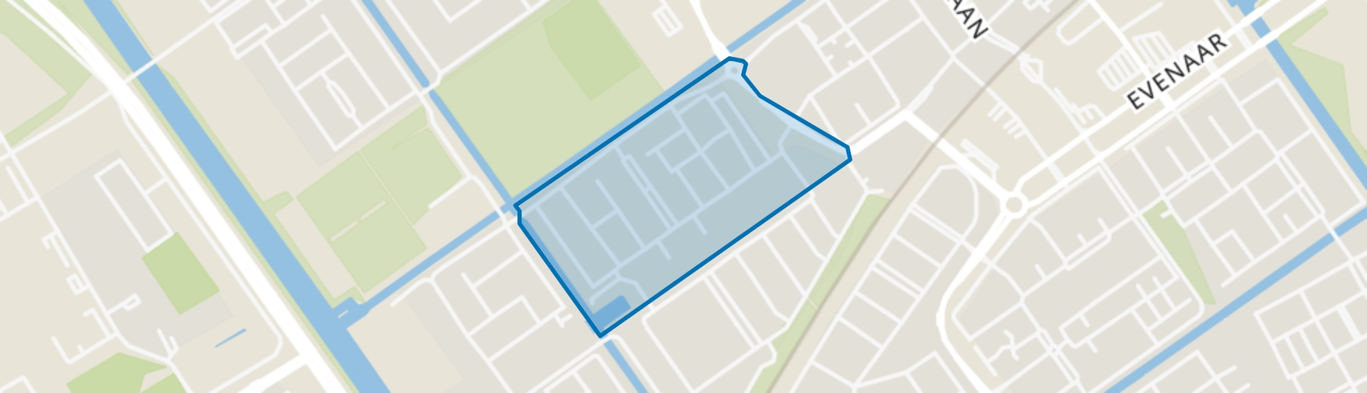 Landgoederenbuurt Noord, Almere map