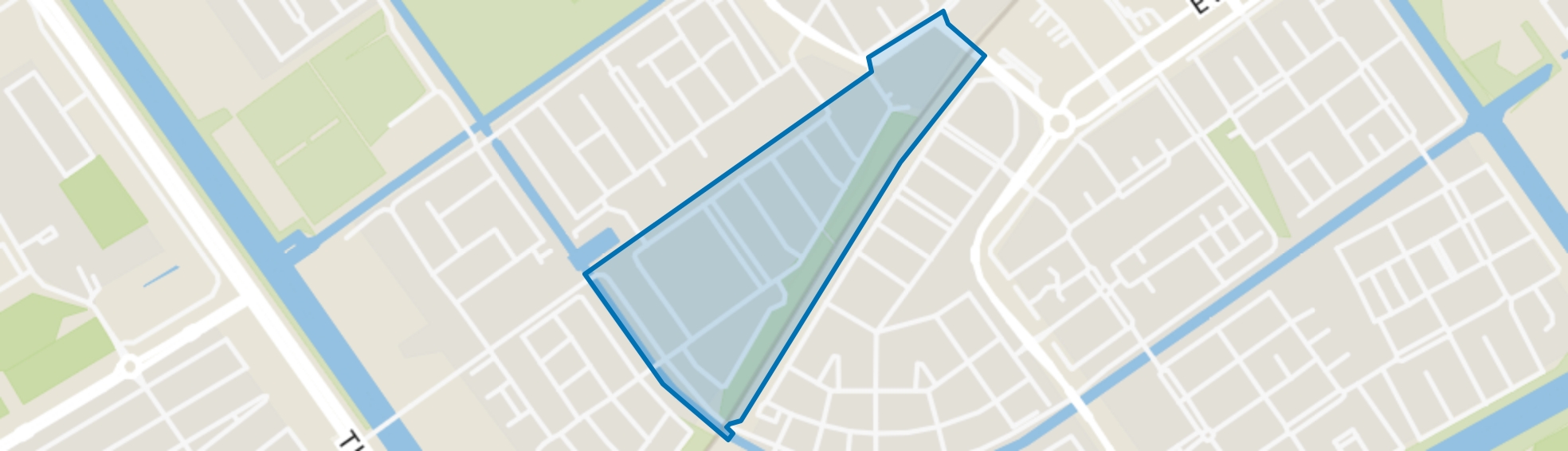 Landgoederenbuurt Oost, Almere map