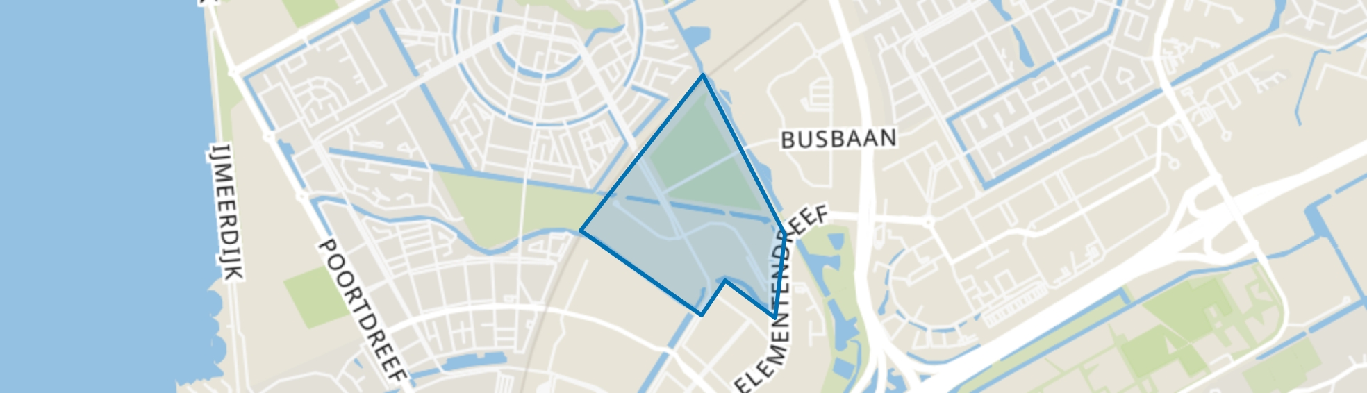 Middenkant, Almere map