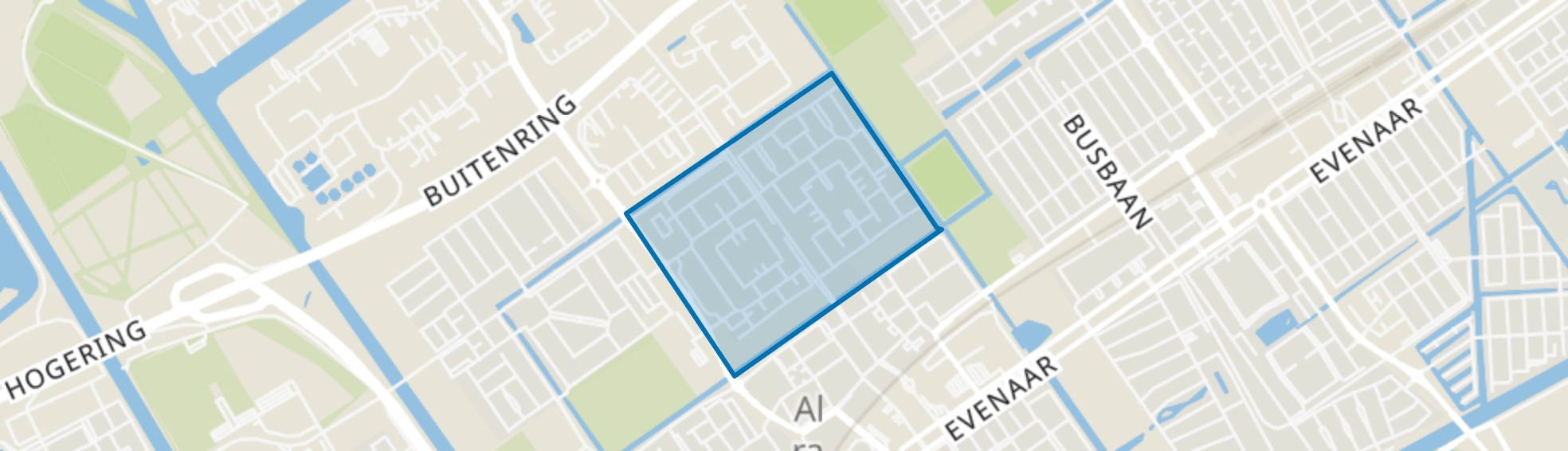 Molenbuurt, Almere map
