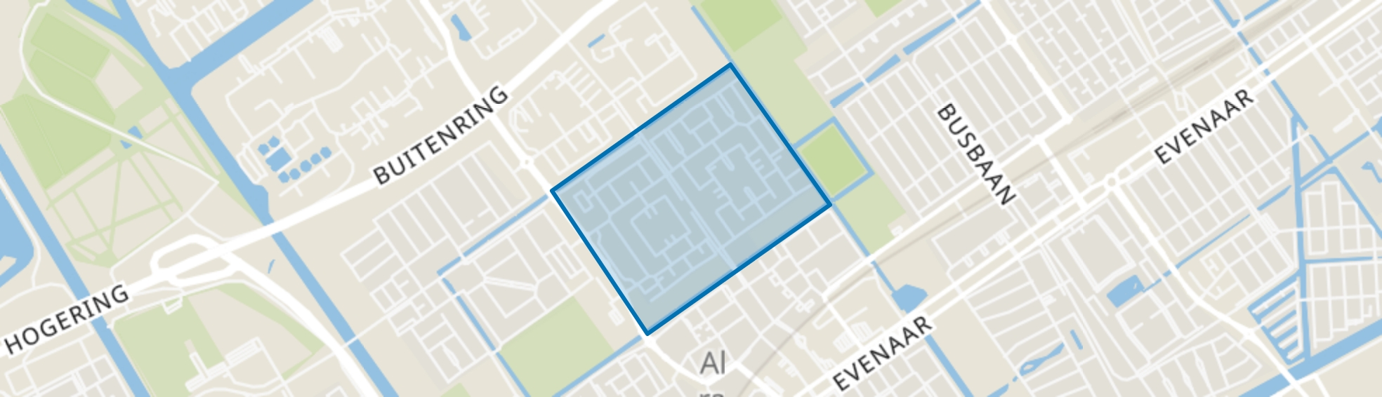 Molenbuurt, Almere map