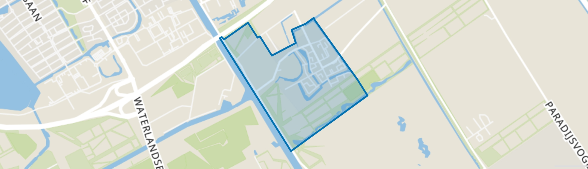 Nobelhorst West, Almere map