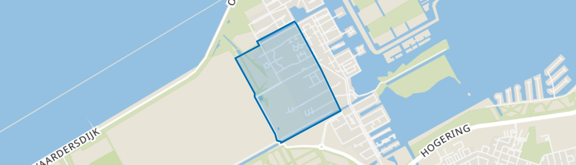 Noorderplassen W.-West, Almere map