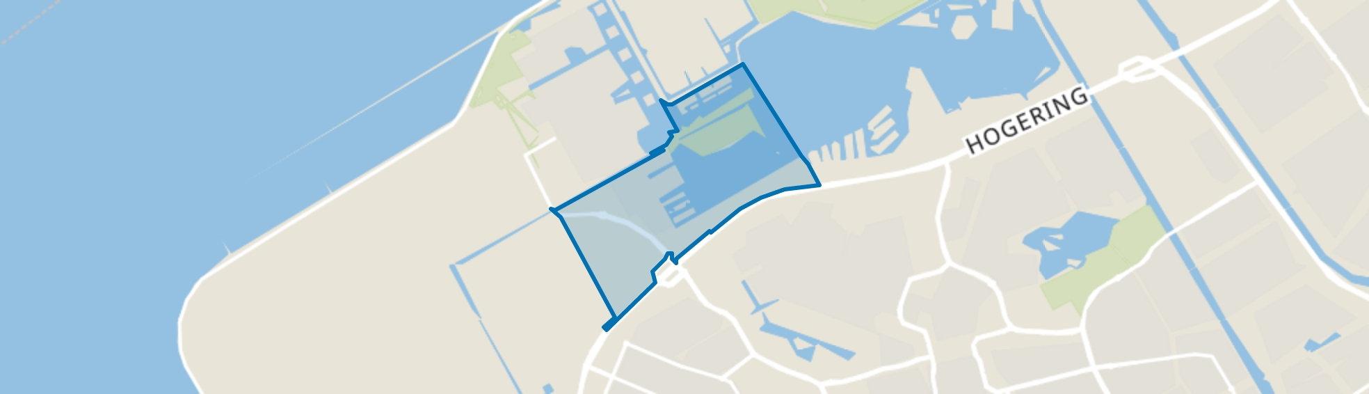 Noorderplassen W.-Zuid, Almere map