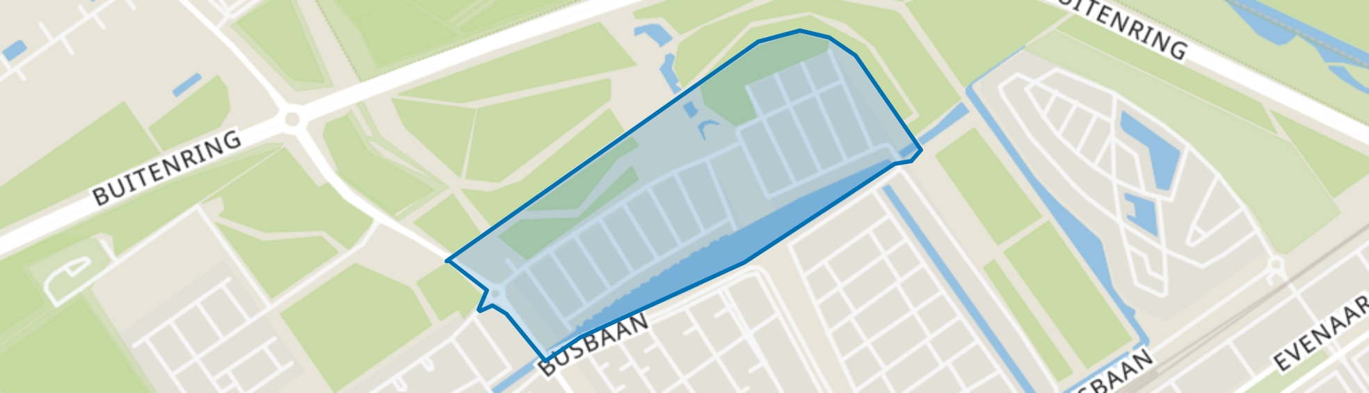 Oostvaardersbuurt Noord, Almere map