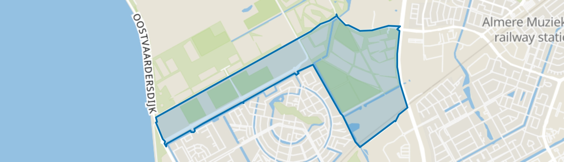 Overig Almere Poort Noord, Almere map