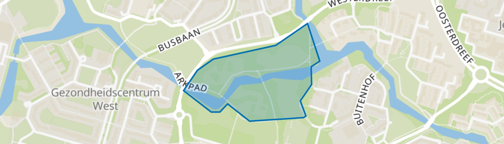 Park Uithof, Almere map