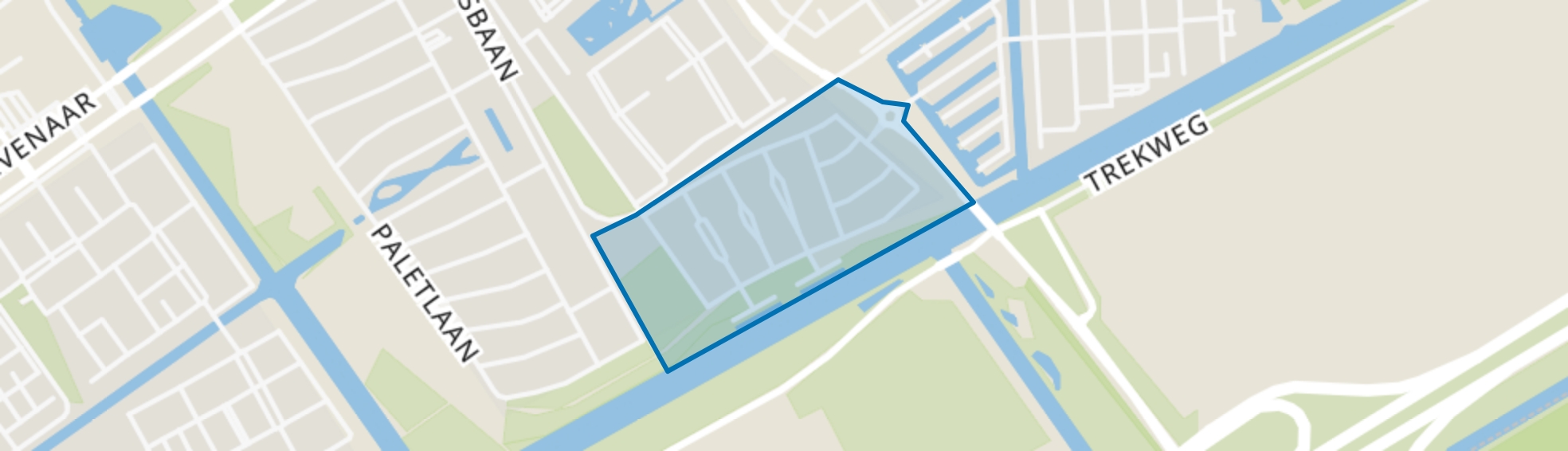 Regenboogbuurt Zuid, Almere map