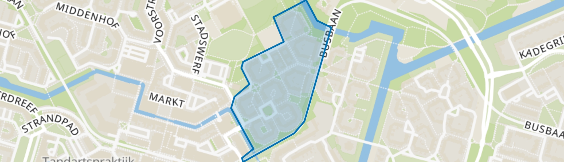 Schoolwerf, Almere map