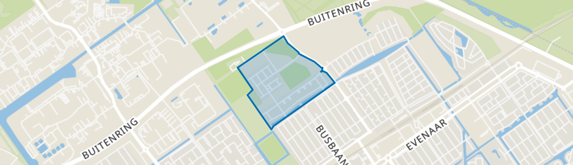 Seizoenenbuurt Noord, Almere map