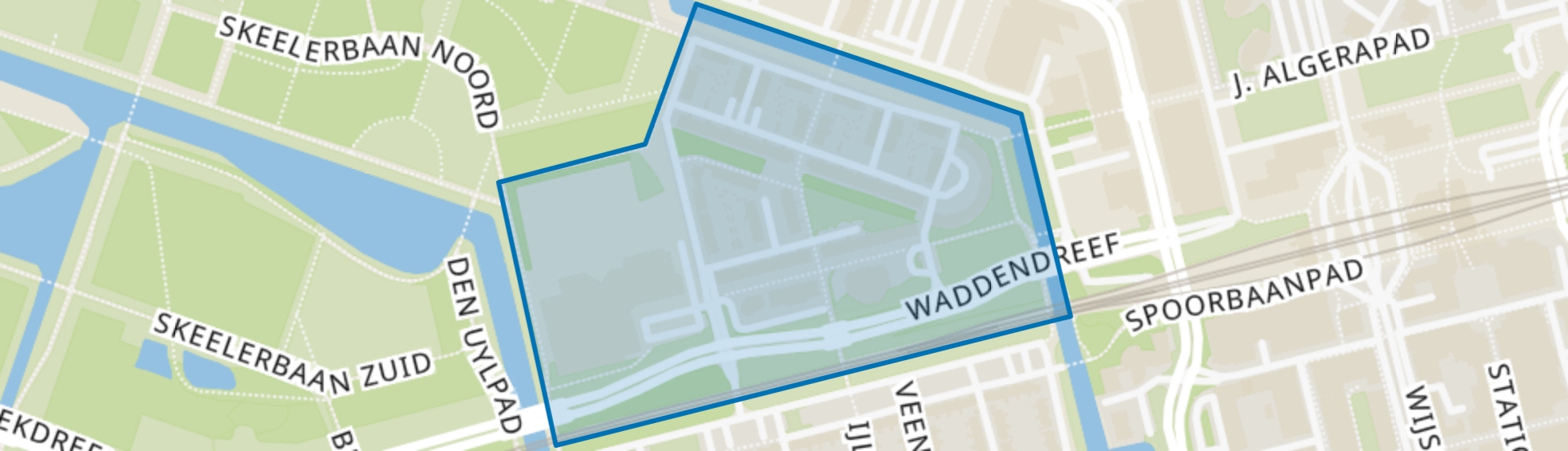 Staatsliedenwijk West, Almere map