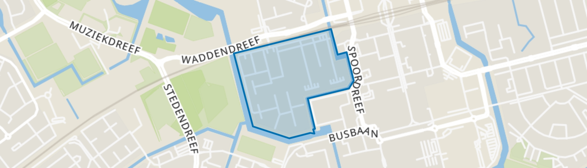 Stedenwijk Noord, Almere map