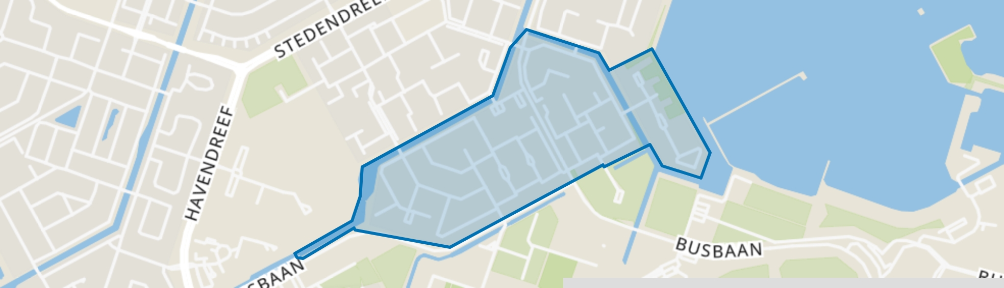 Stedenwijk Zuid, Almere map