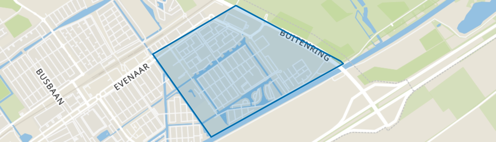 Stripheldenbuurt, Almere map