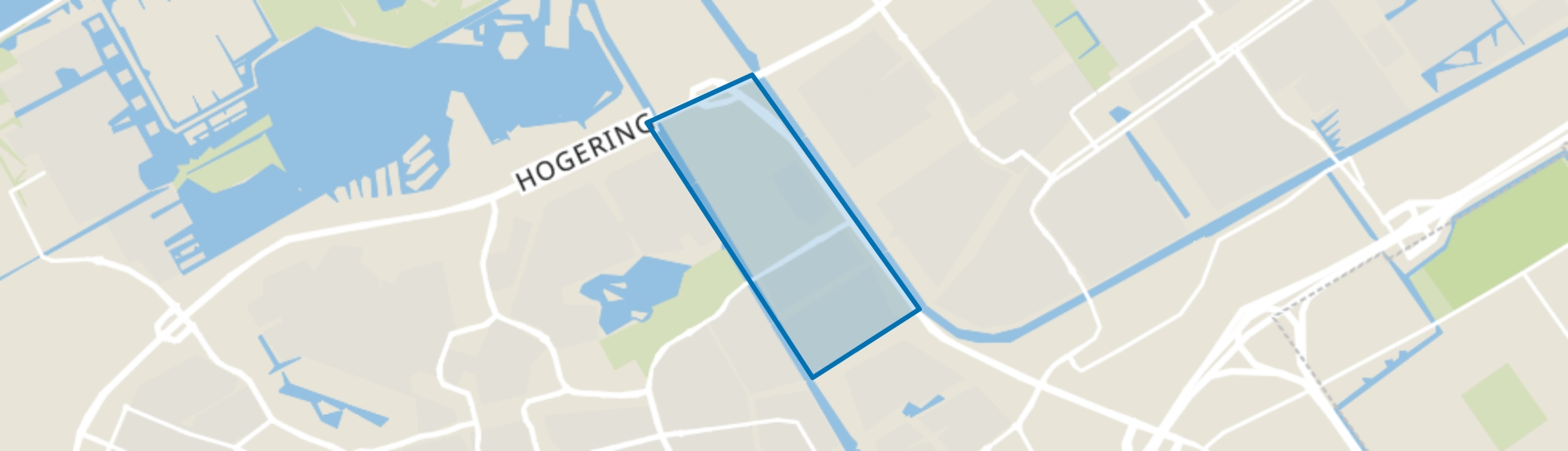 Tussen de Vaarten Noord, Almere map