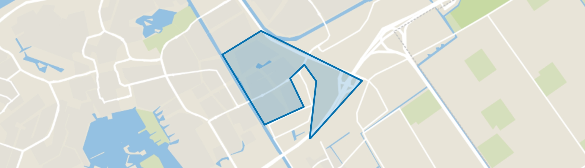 Tussen de Vaarten Zuid, Almere map