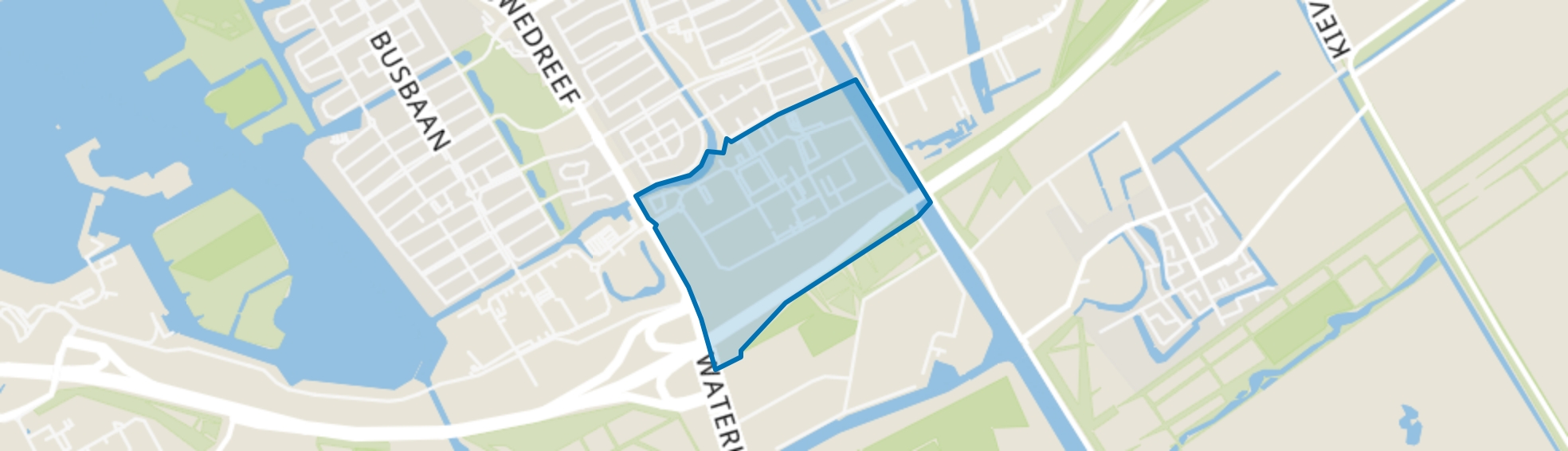 Veluwsekant Oost, Almere map
