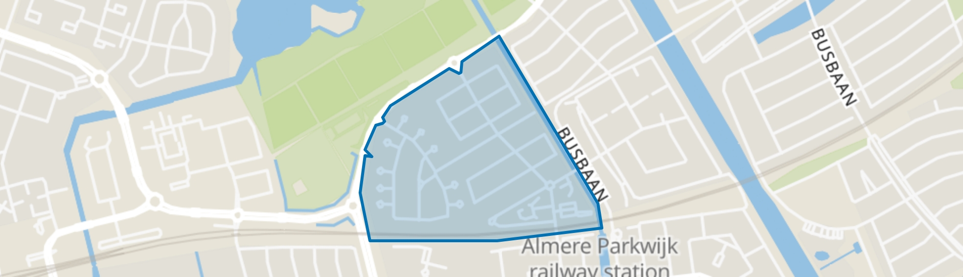 Verzetswijk West, Almere map