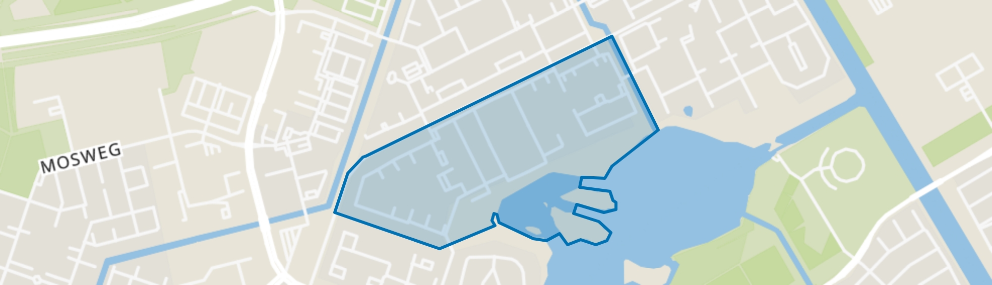 Waterwijk Midden, Almere map