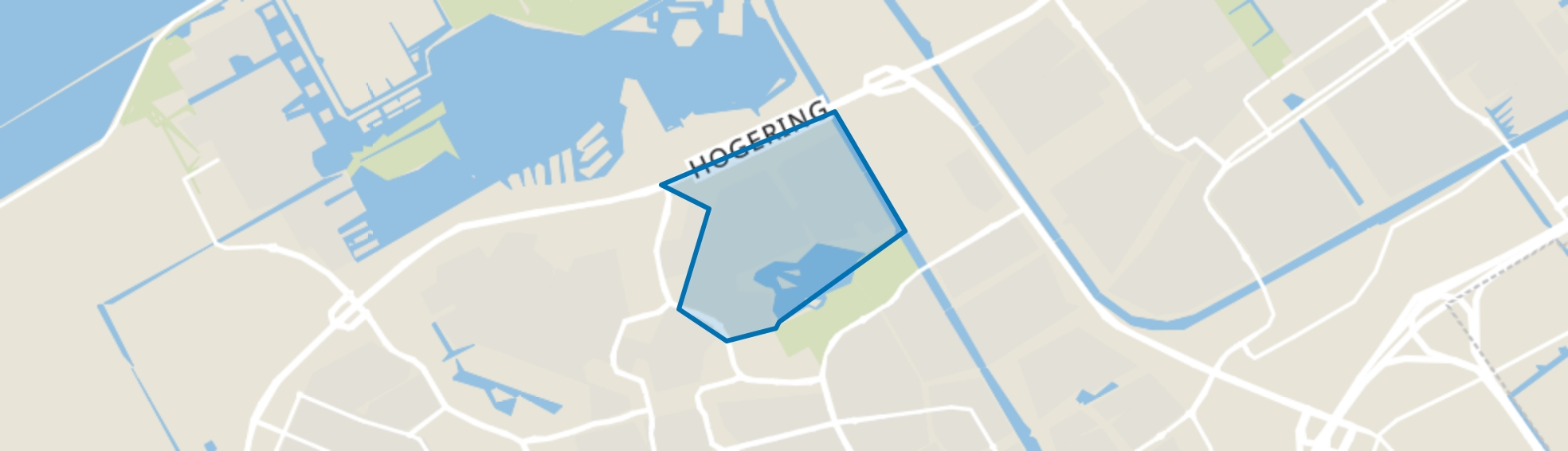 Waterwijk, Almere map