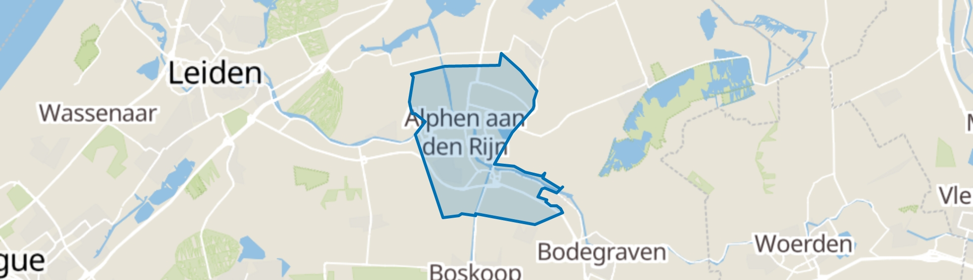 Alphen aan den Rijn map