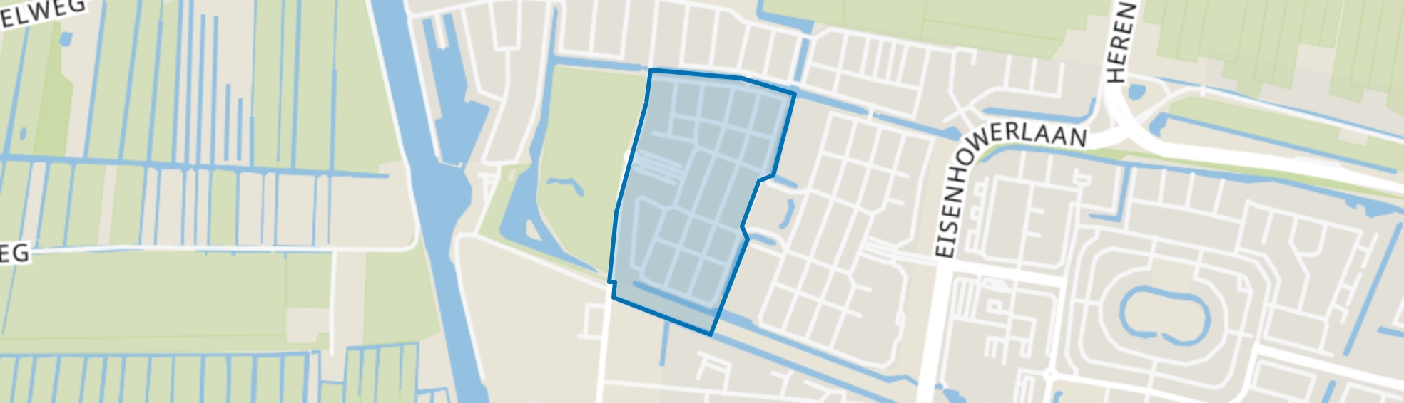 Ambachtenbuurt-West, Alphen aan den Rijn map