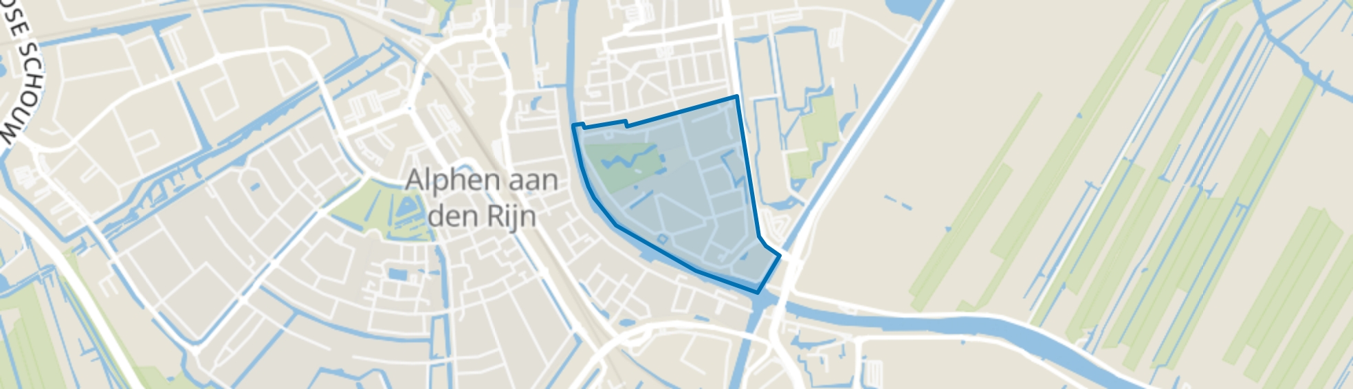 Beerendrecht, Alphen aan den Rijn map