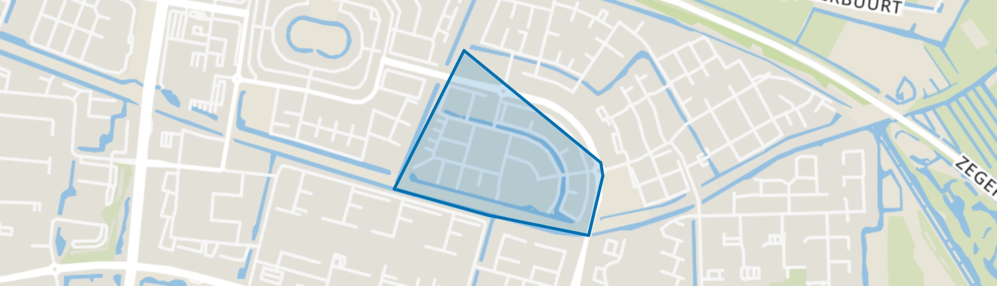 Burgtenbuurt, Alphen aan den Rijn map