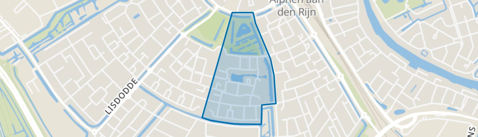 De Oude Wereld-Oost, Alphen aan den Rijn map