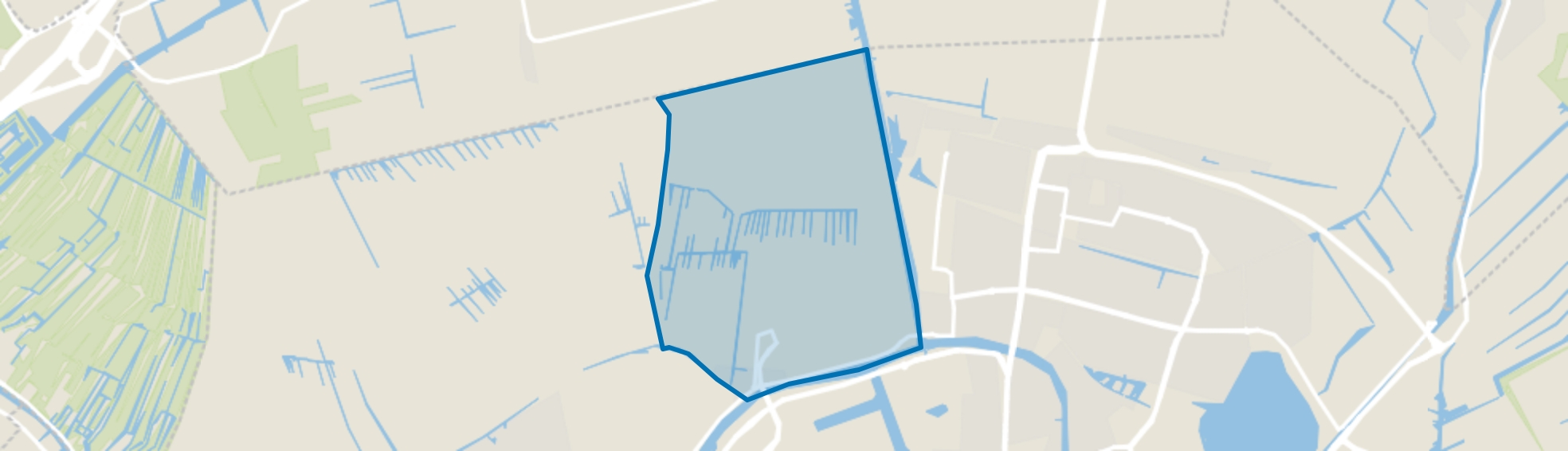 Gnephoek, Alphen aan den Rijn map