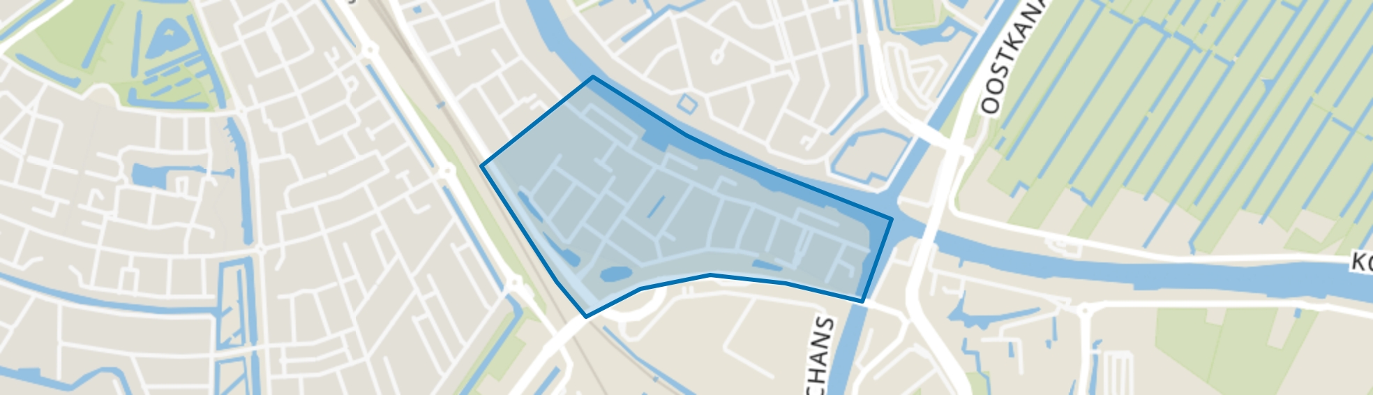 Gouwsluis, Alphen aan den Rijn map