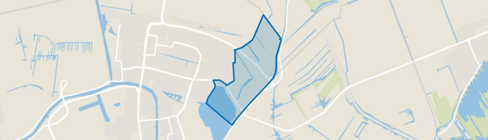 Kromme Aar, Alphen aan den Rijn map