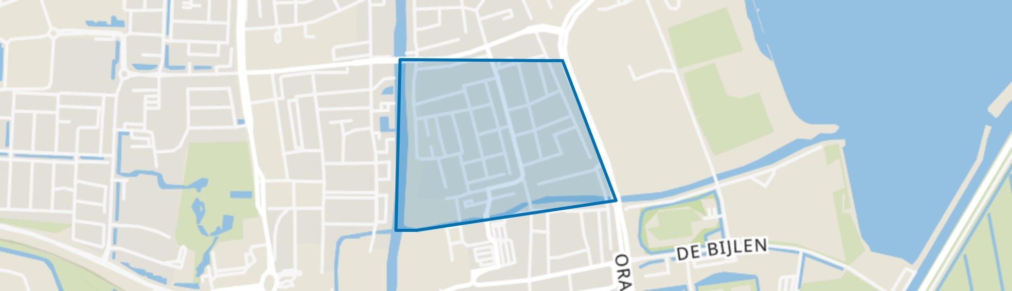 Lijsterlaan, Alphen aan den Rijn map