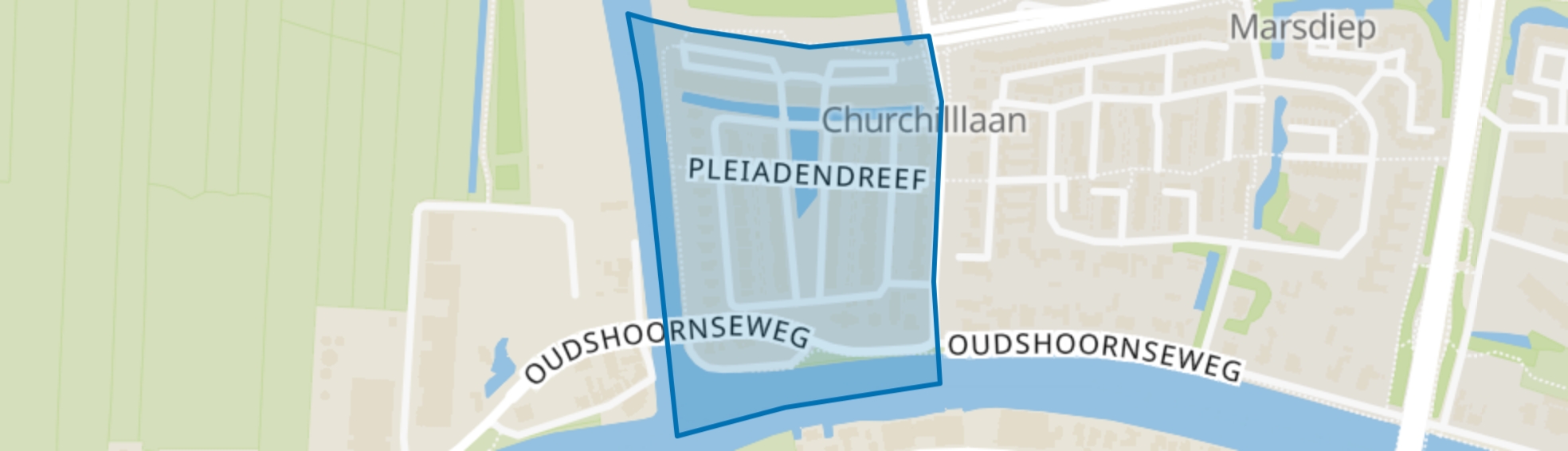 Nuovaweg, Alphen aan den Rijn map