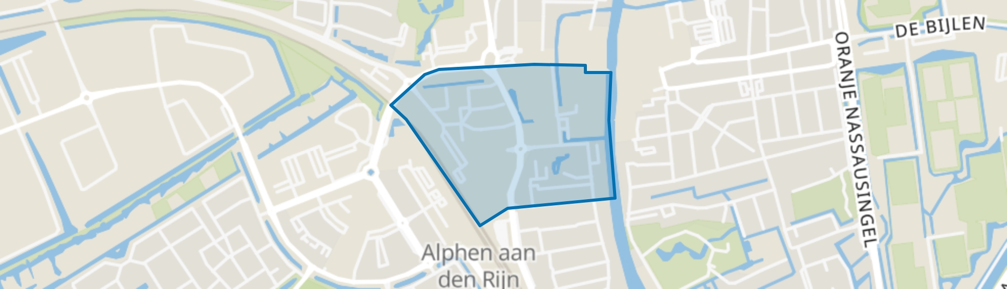 Paradijslaan, Alphen aan den Rijn map