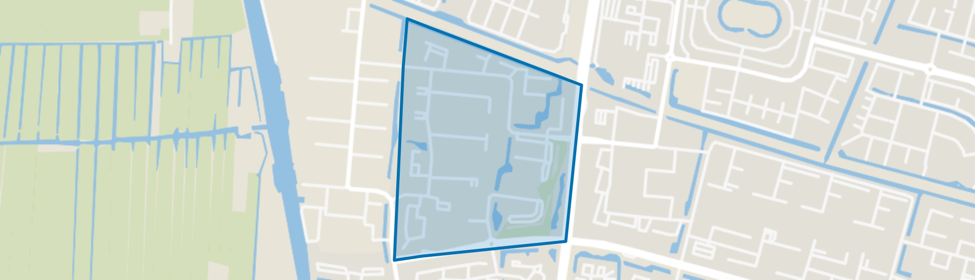 Stromenbuurt, Alphen aan den Rijn map