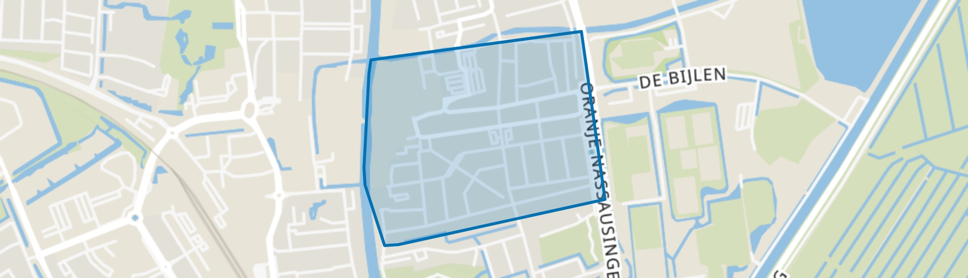 Van Boetzelaerstraat, Alphen aan den Rijn map