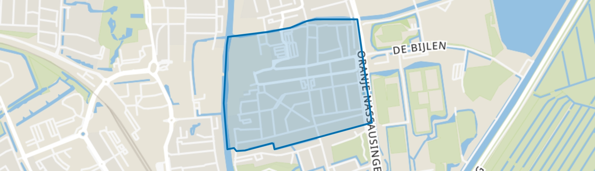 Van Boetzelaerstraat, Alphen aan den Rijn map