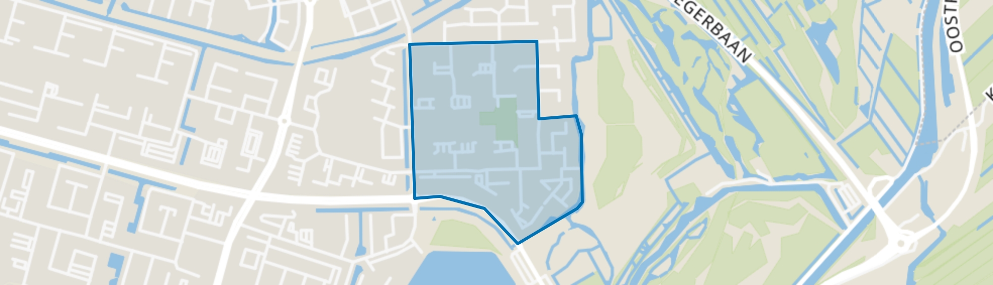 Weidebloemenbuurt-Zuid, Alphen aan den Rijn map