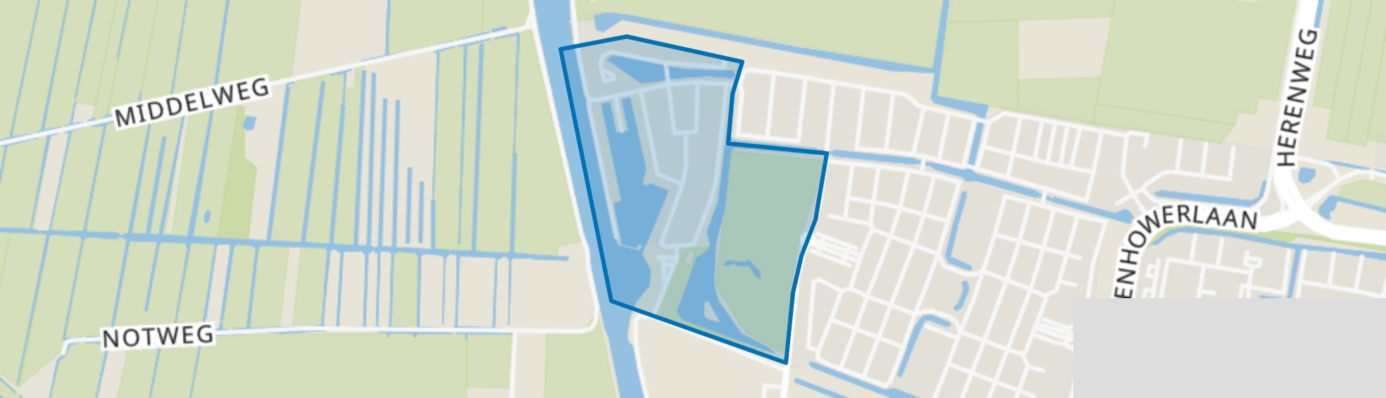 Weteringpark, Alphen aan den Rijn map