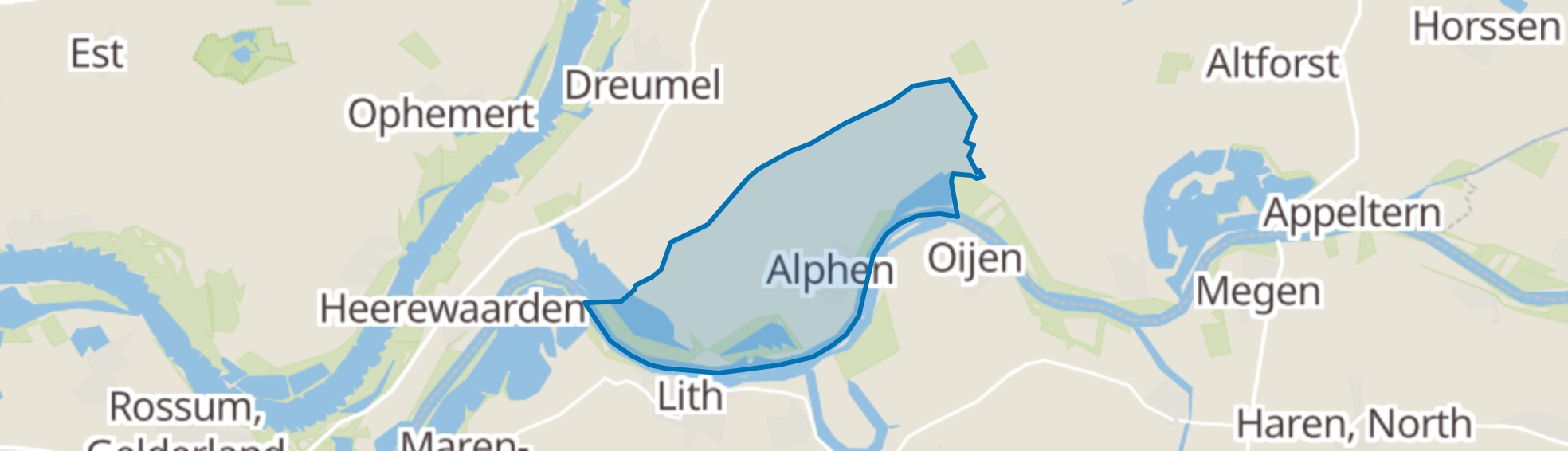 Alphen (GE) map