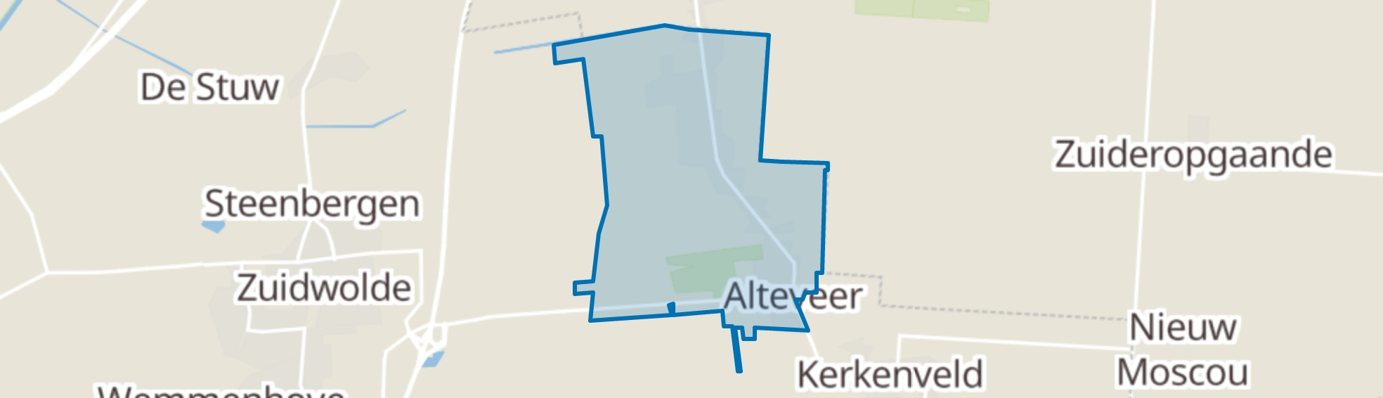 Alteveer (Gem. De Wolden) map